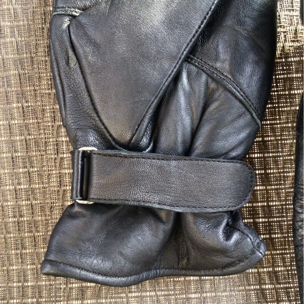 black leather