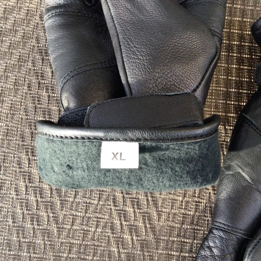 black leather