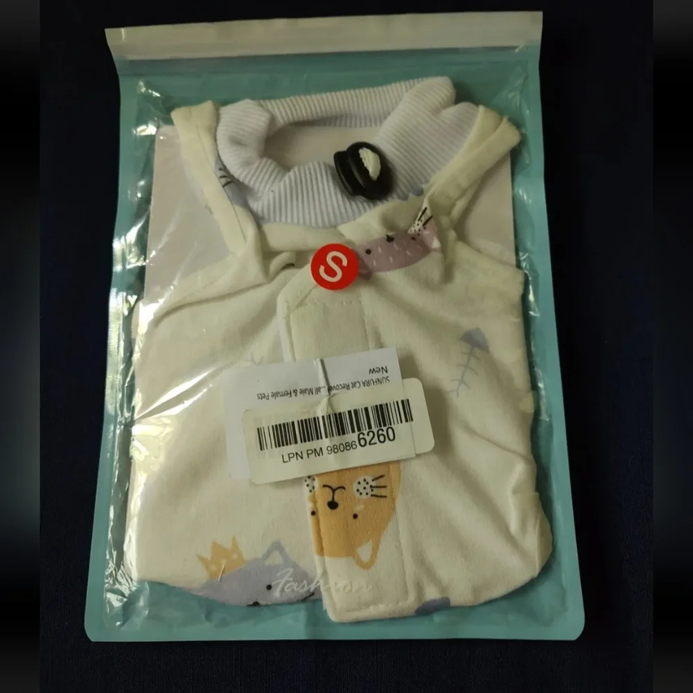 Small Pet Recovery Cover Up, New, Factory Sealed, unbranded for Cat or Dog