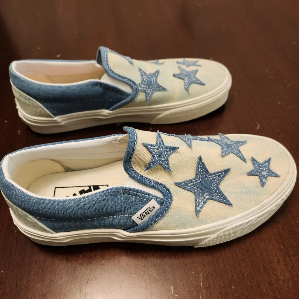 Vans Denim Starry Nighy Slip-On Shoes