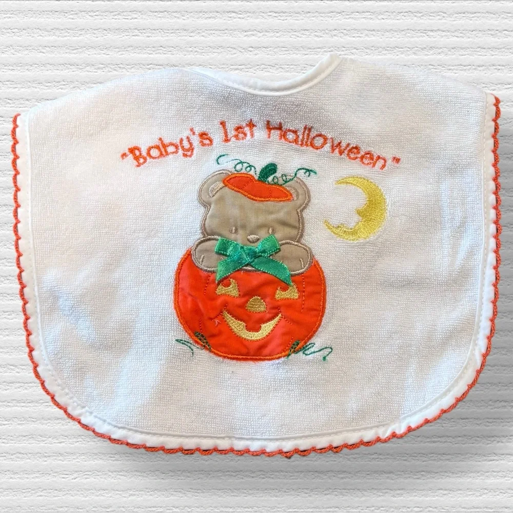 Vintage “Baby’s First Halloween” Bib