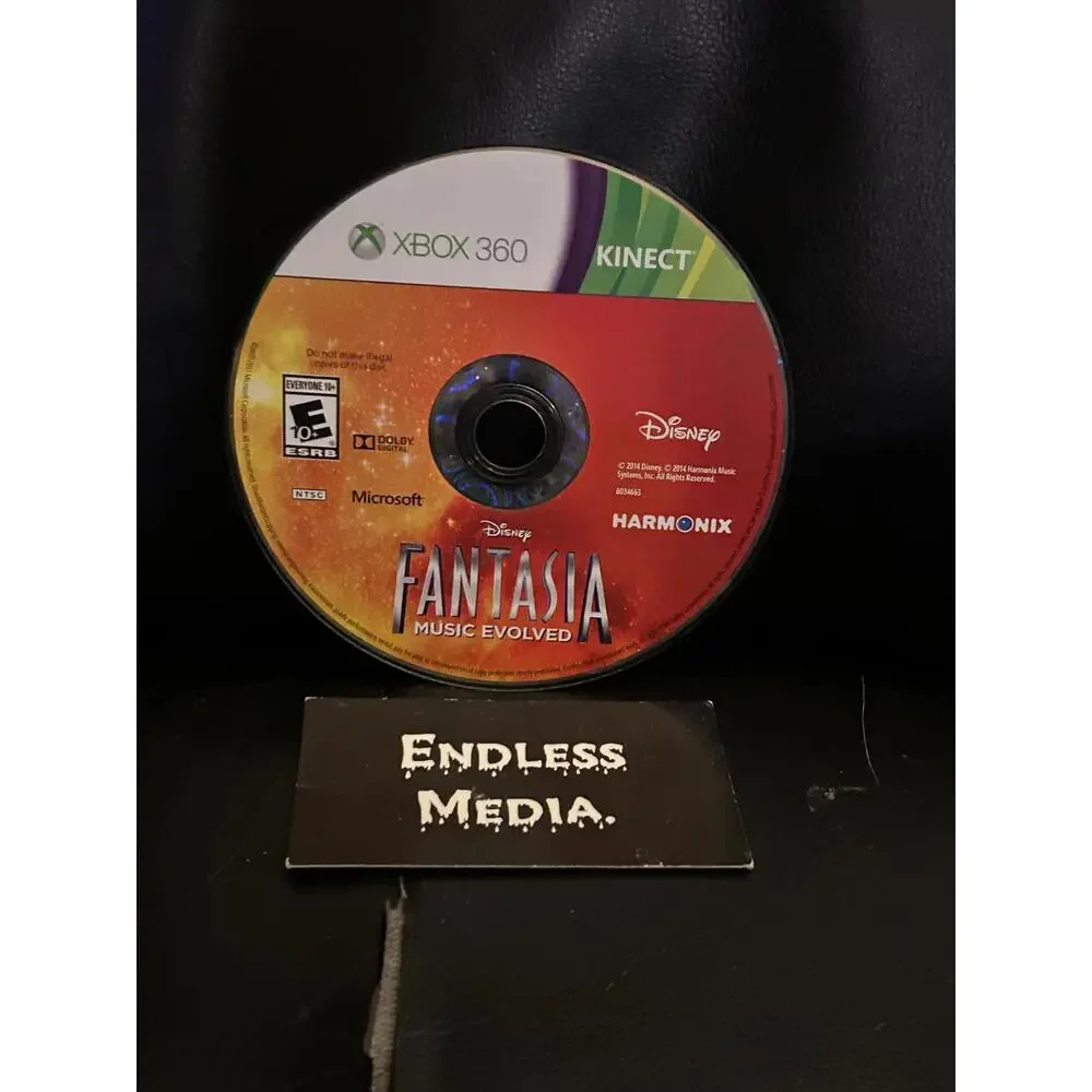 Fantasia: Music Evolved Microsoft Xbox 360 Loose Video Game