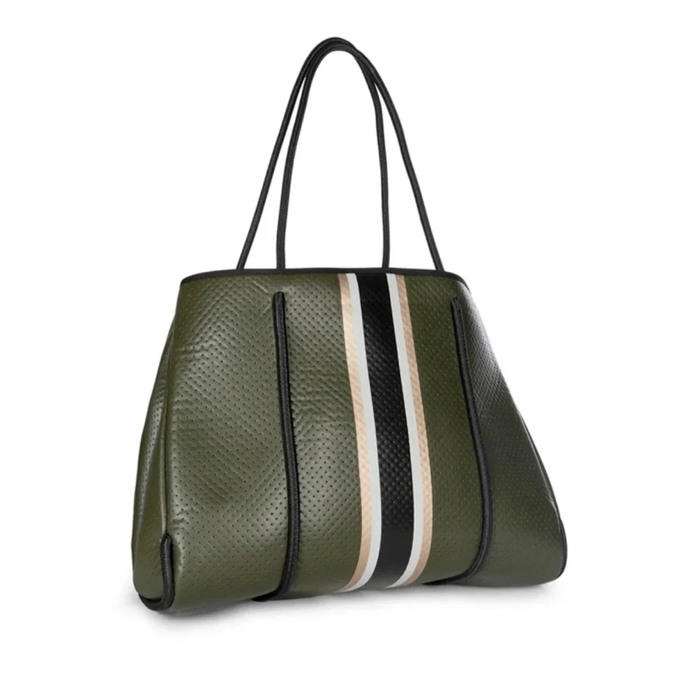 Haute Shore Women's Olive Green Greyson Envy Neoprene Tote Bag