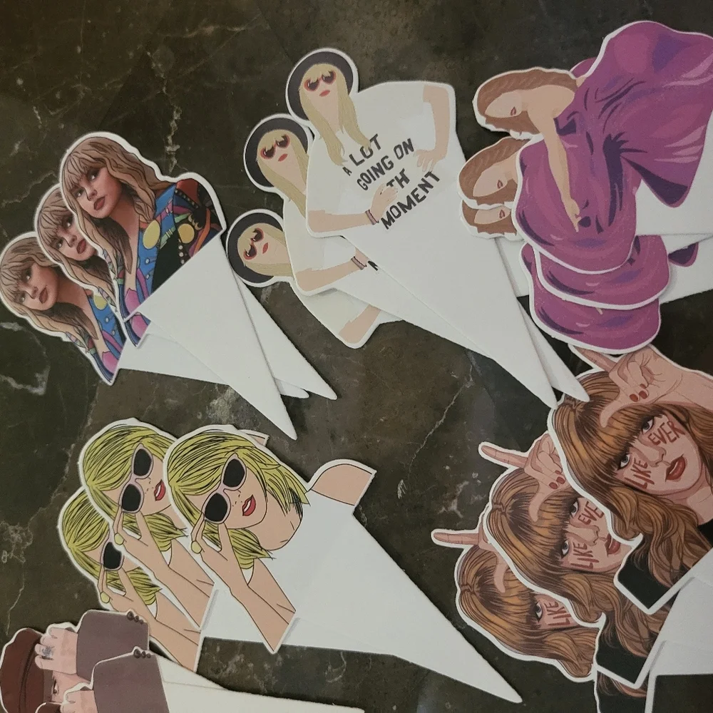 NWT 50 Pcs Singer Swiftie Cupcake Toppers, Singer Cake Decoration Inc Cake Tayor