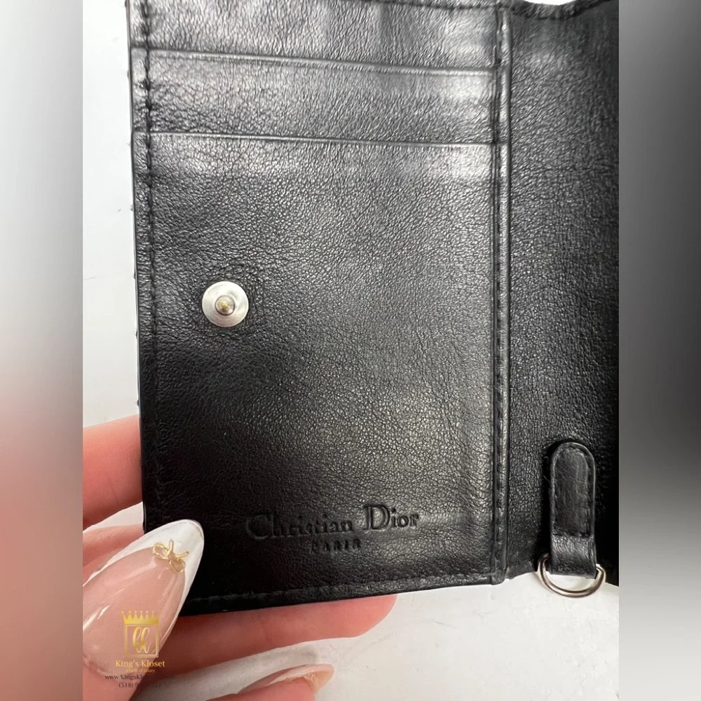 Christian Dior card case wallet