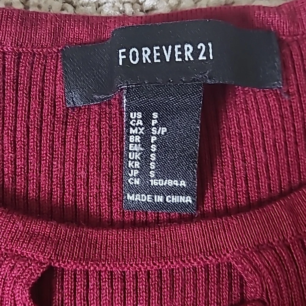 Forever 21 fitted ribbed