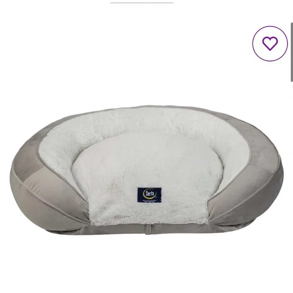 Serta large gray dog bed