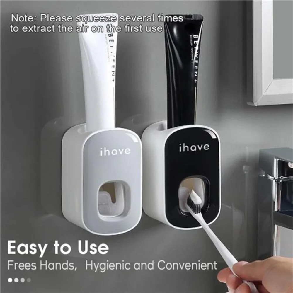 🦷 Wall-Mounted Automatic Toothpaste Dispenser – Hands-Free & Easy to Install ✨