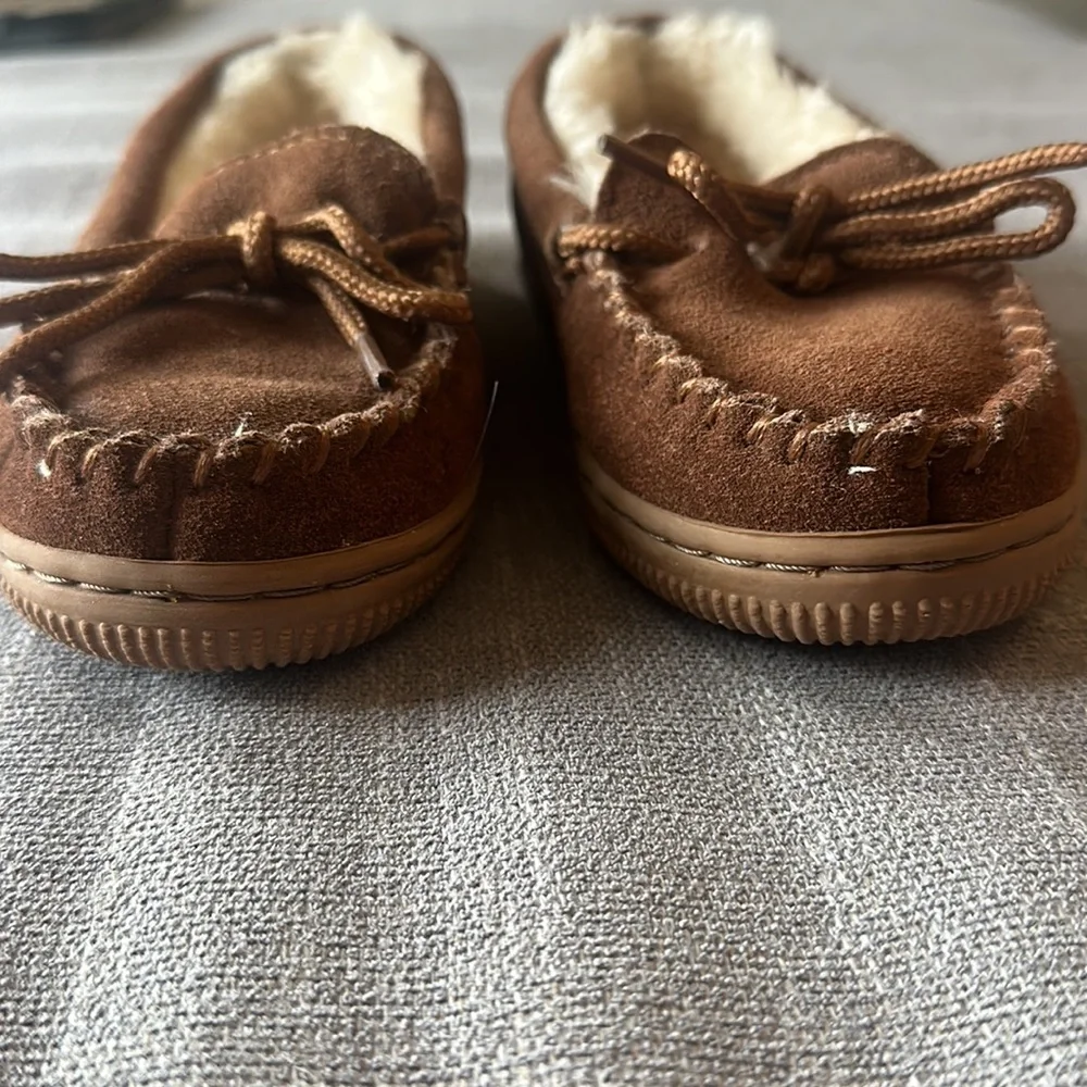 Lamo youthbrown suede