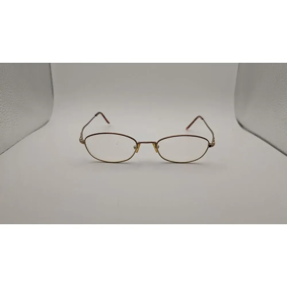 Saks Fifth Avenue Gold Wire Eyeglass Frames