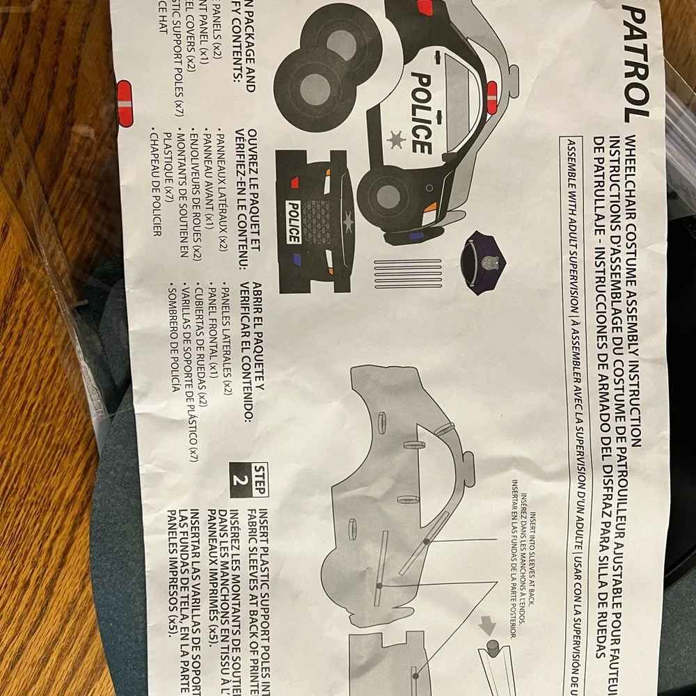Police Adaptive Costume for Wheelchairs