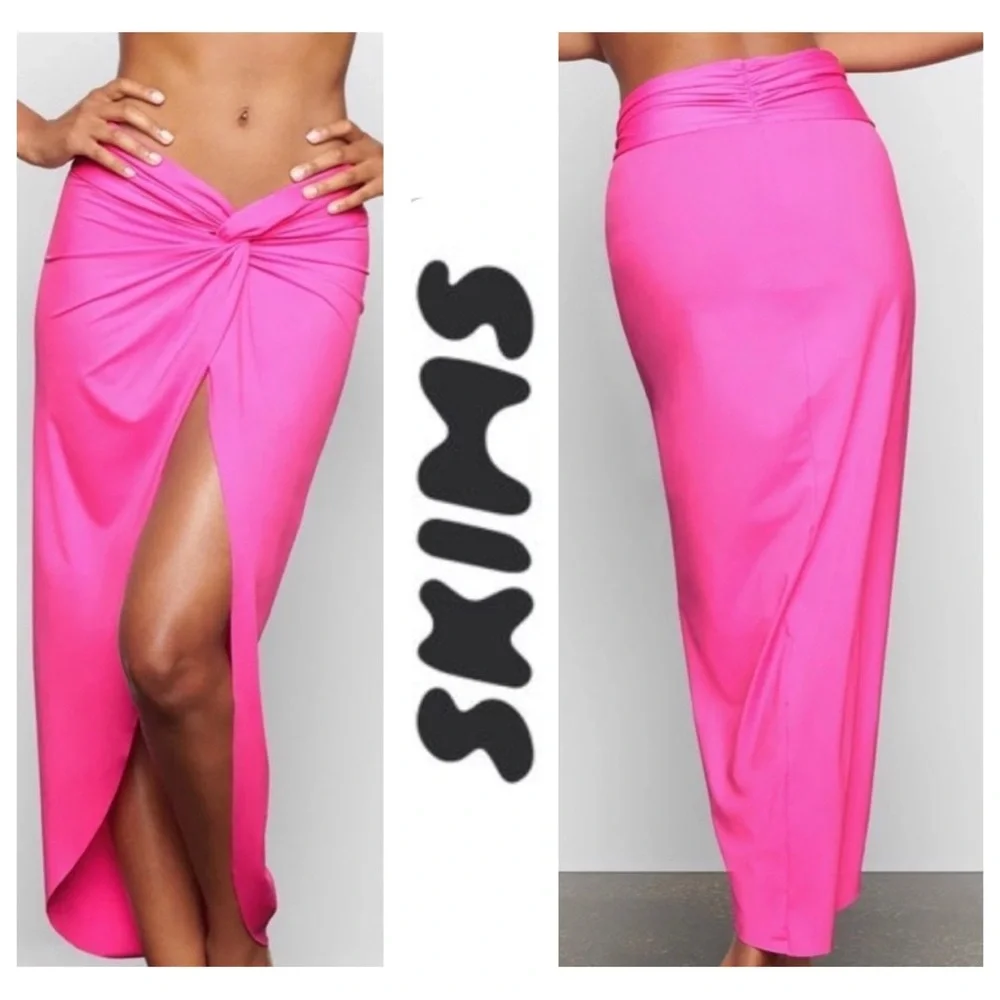 SKIMS Recycled Swim Sarong Skirt
