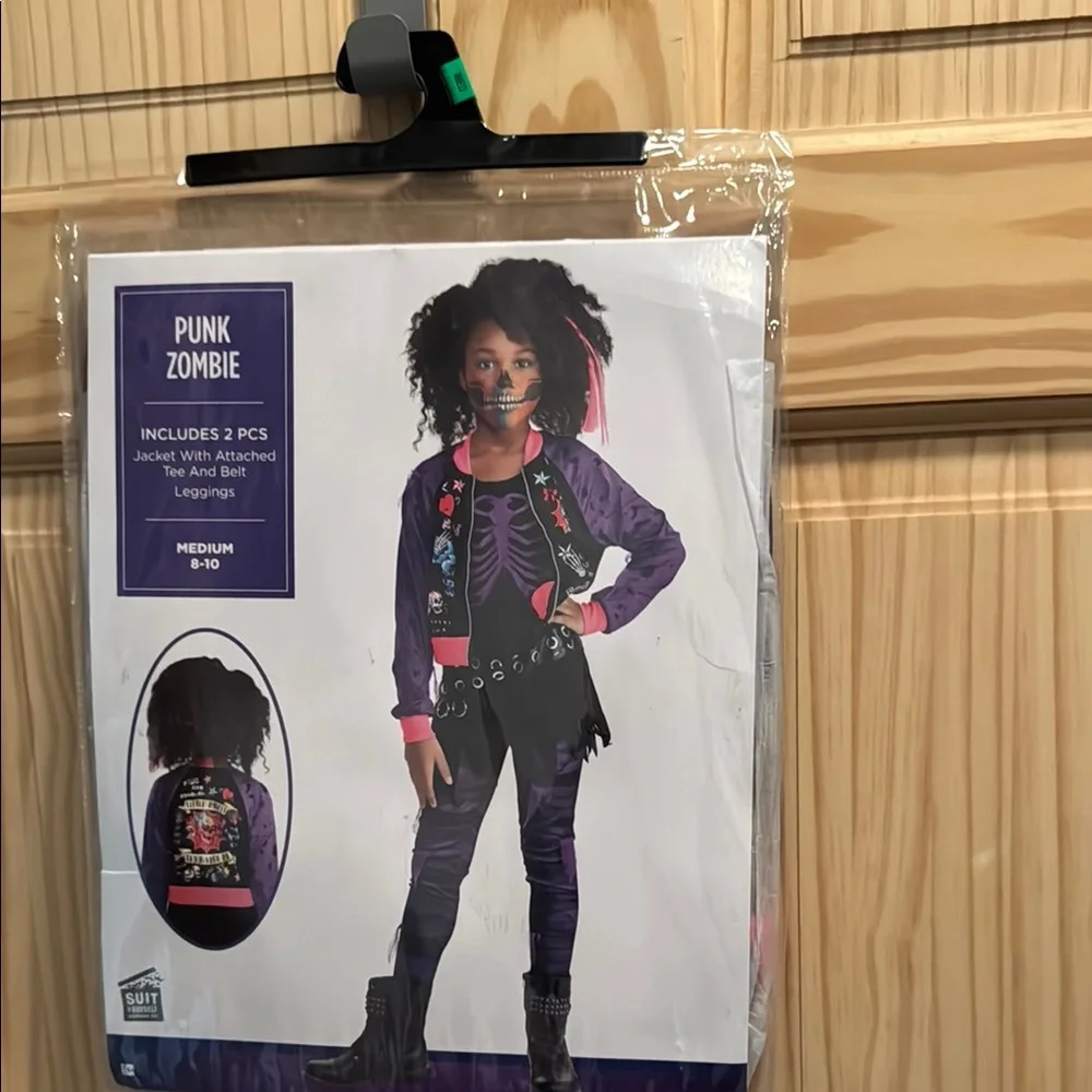 Punk Zombie Costume for Kids