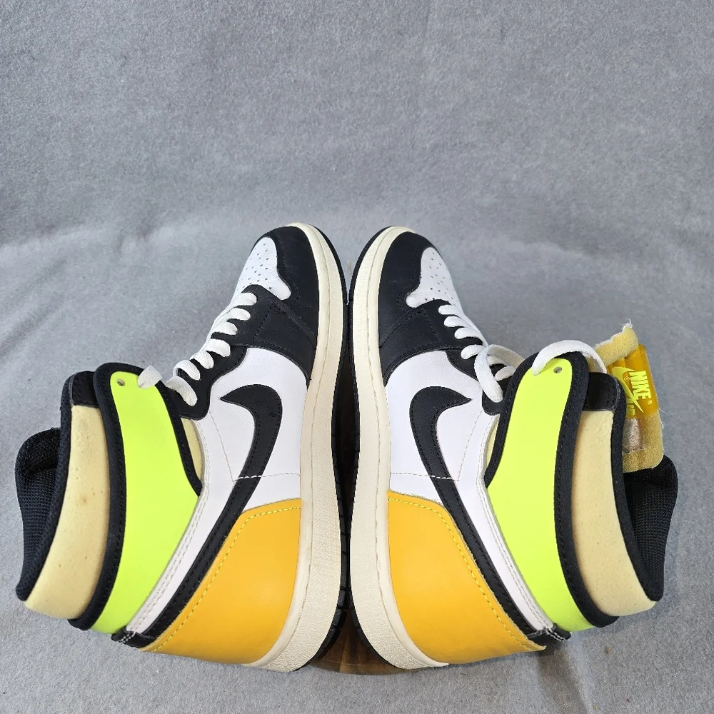 Size 8 - Air Jordan 1 High ‘Volt Gold’ - WORN WITH no BOX Shoe,snrakers