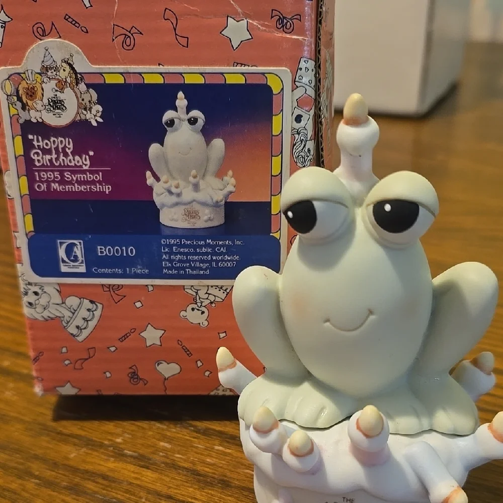 Precious Moments Happy Birthday Figurine - White