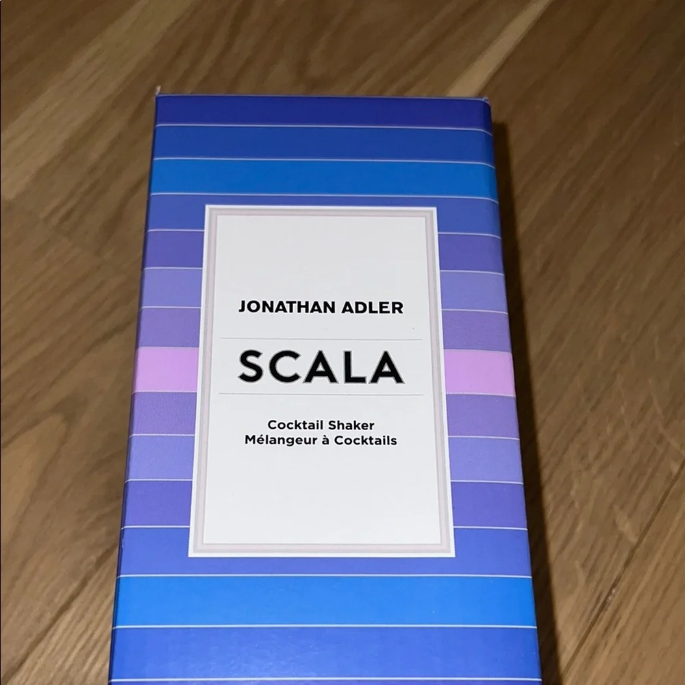 Johnathon Adler SCALA Striped Cocktail Shaker
