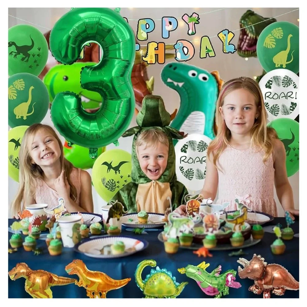 Dinosaur # 3 and 5 Mini Dinosaurs dinosaur number