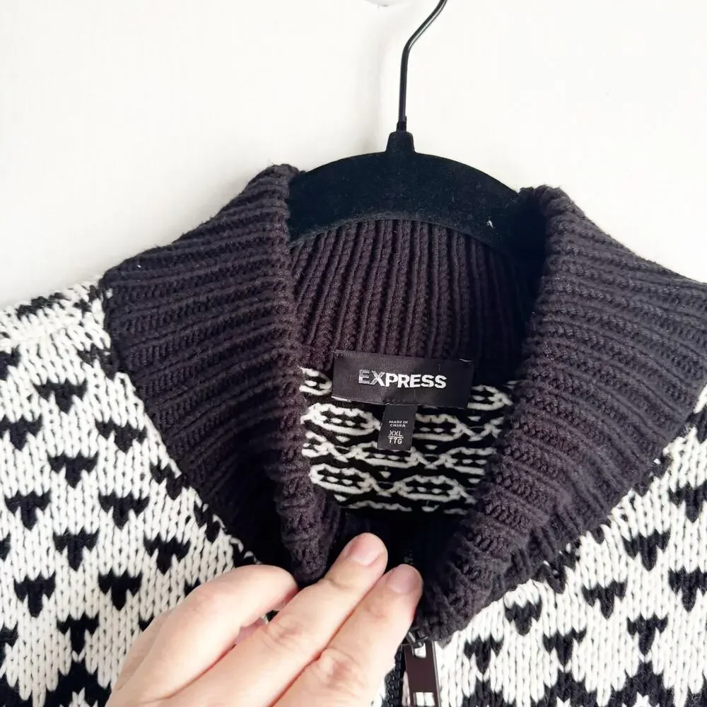Express taken knitwear length