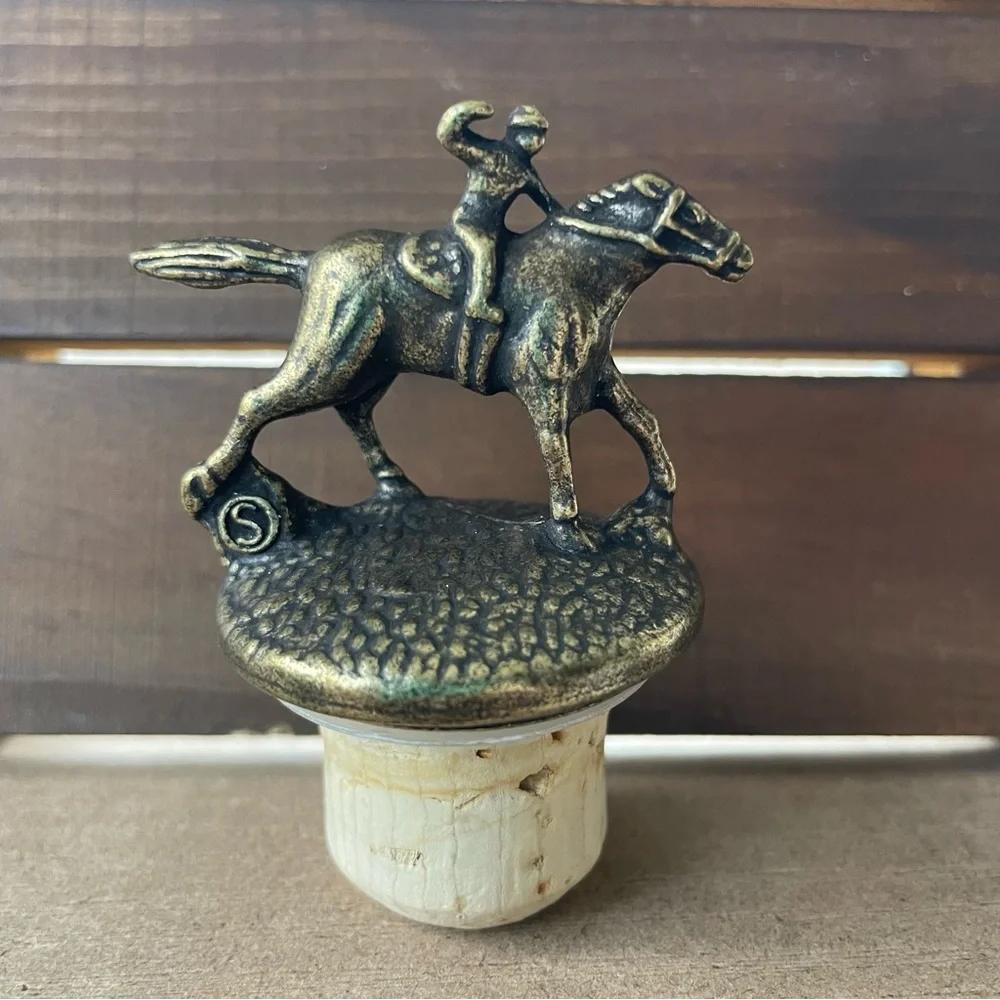 Blanton’s Bourbon Jockey Bottle Stopper LETTER S