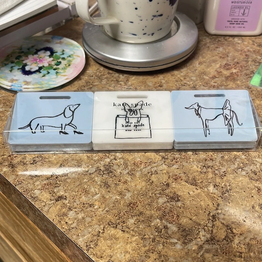 kate spade brand set clips