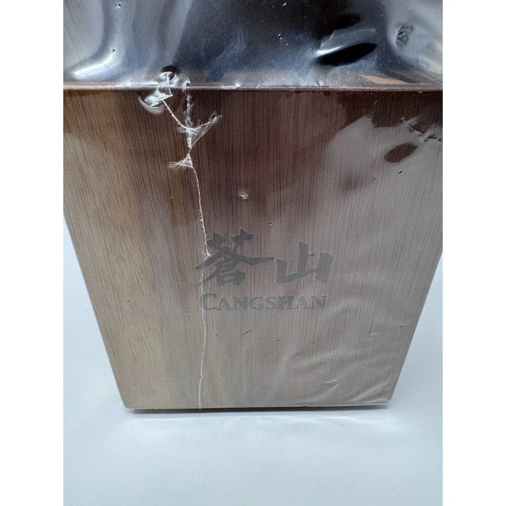 NEW Cangshan Solid Walnut Knife Block 10 Slot 