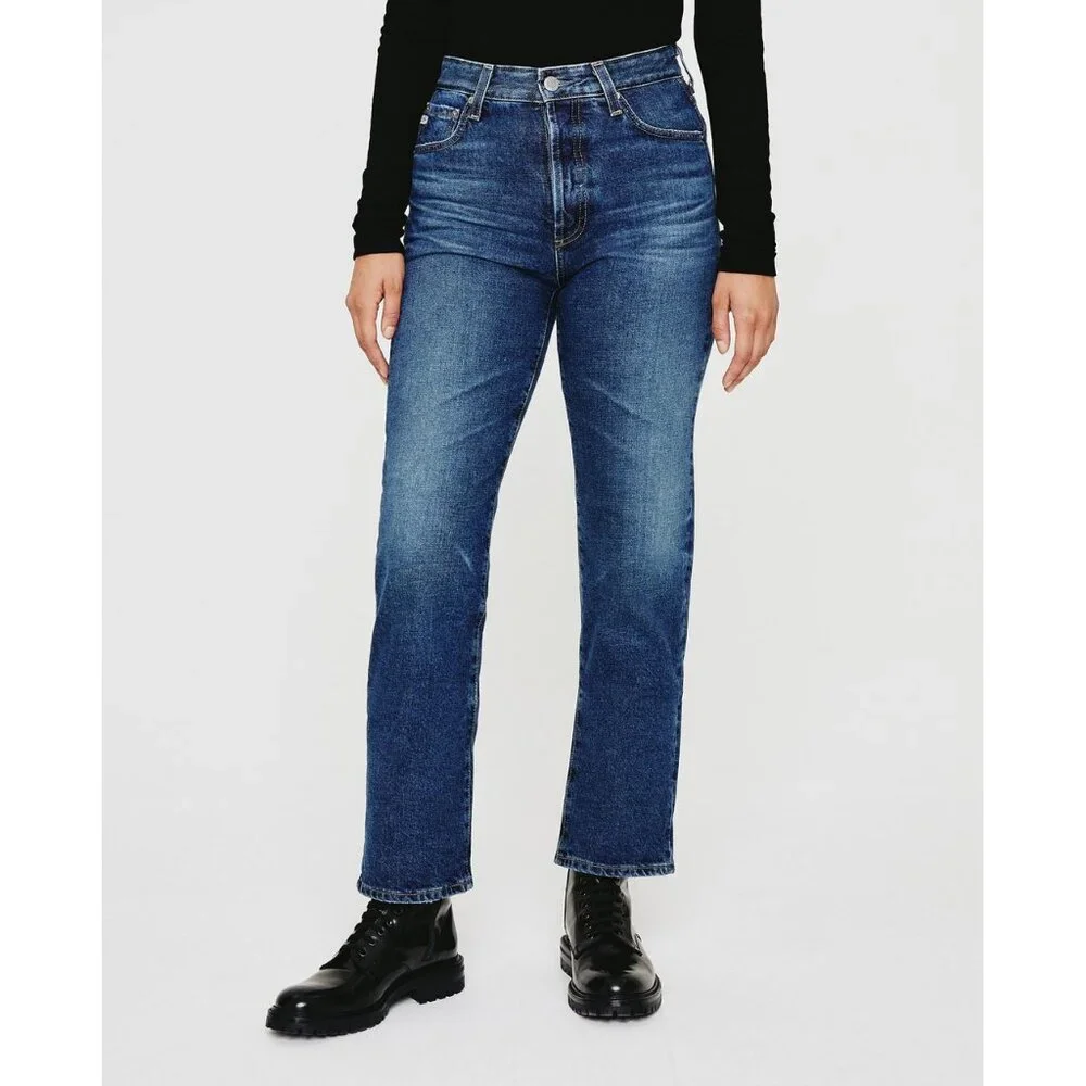 NWT AG Alexxis High Rise Vintage Slim Jean in 14 Years Mentor 26
