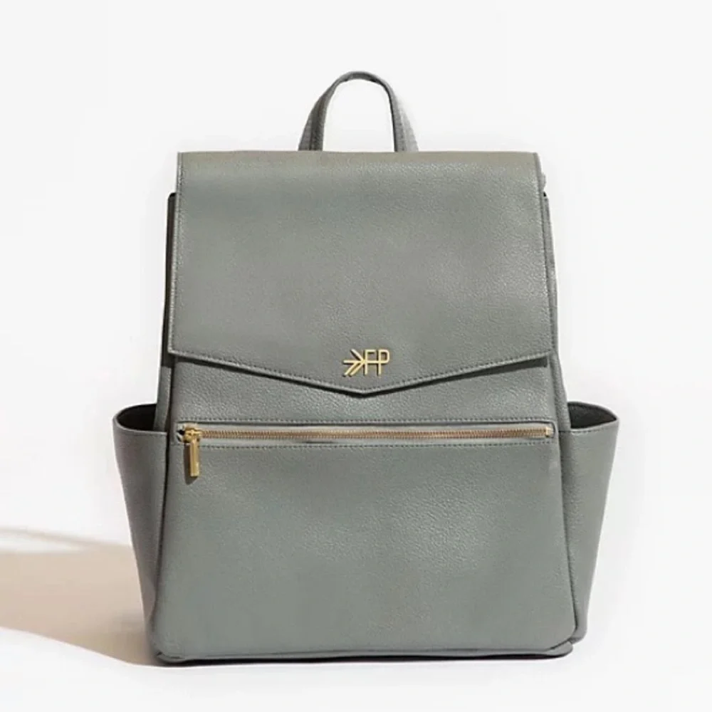 COPY - Freshly Picked Diaper Bag - Gray and Gold