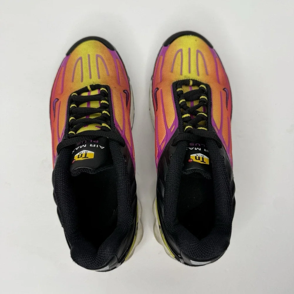 Nike Air Max Plus 3 Black Hyper Violet Cd6871 005 Youth 4Y Pink Ombre Tuned Air