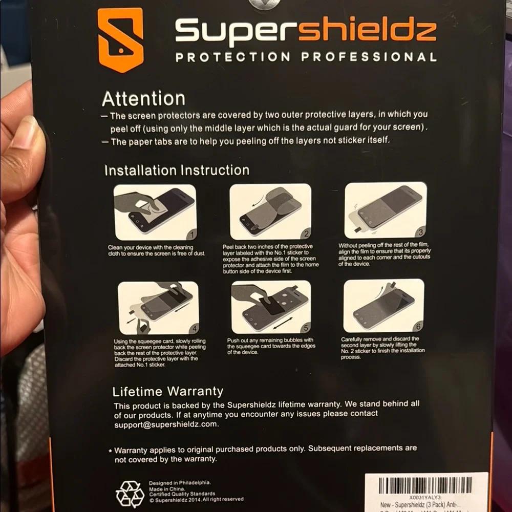 Supersheildz supershieldz screen