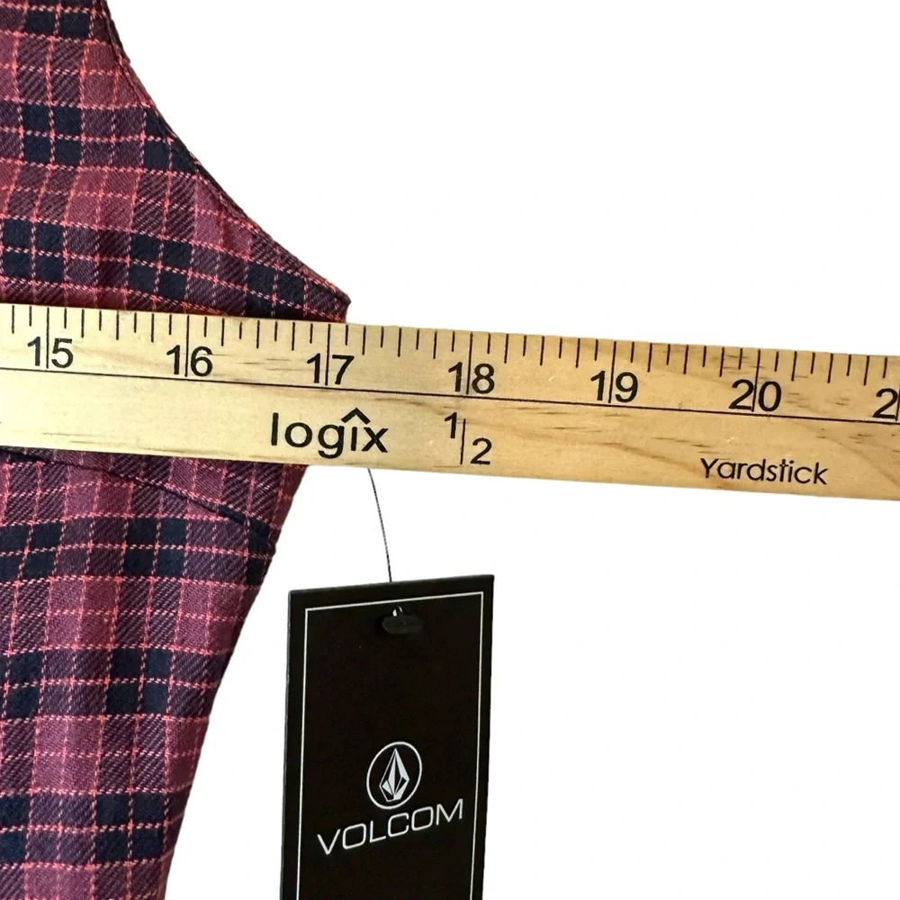 volcom plaid
