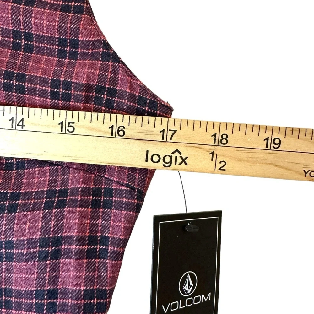volcom plaid