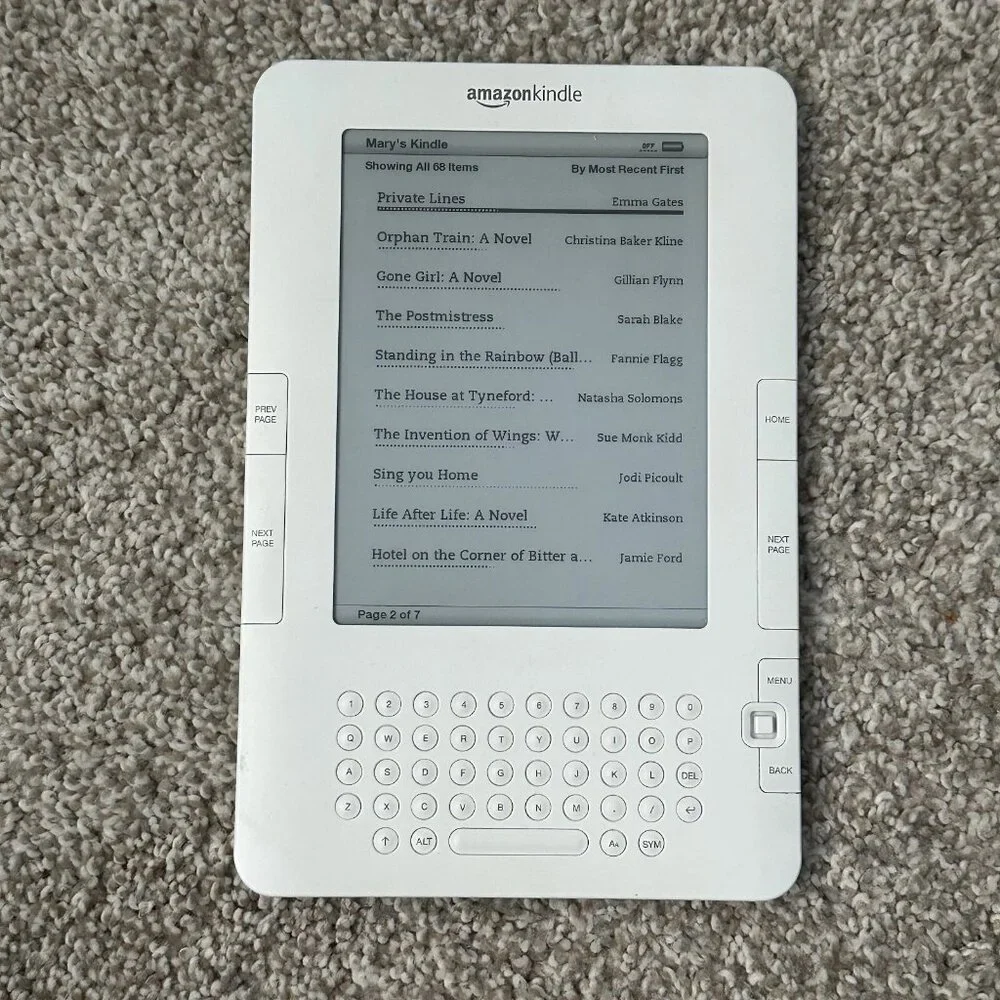 Amazon kindle white