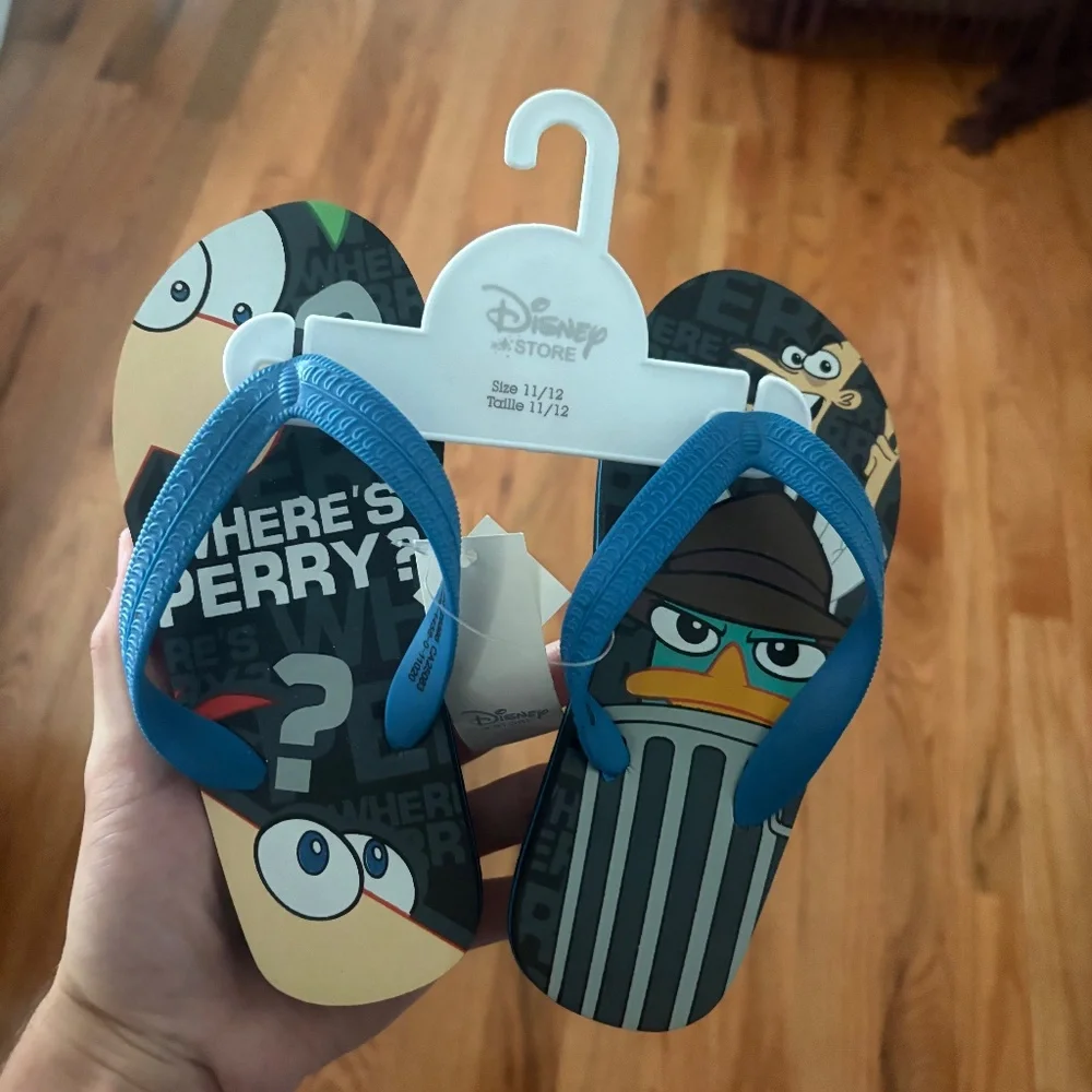 Kids Flip Flops New Size 11/12