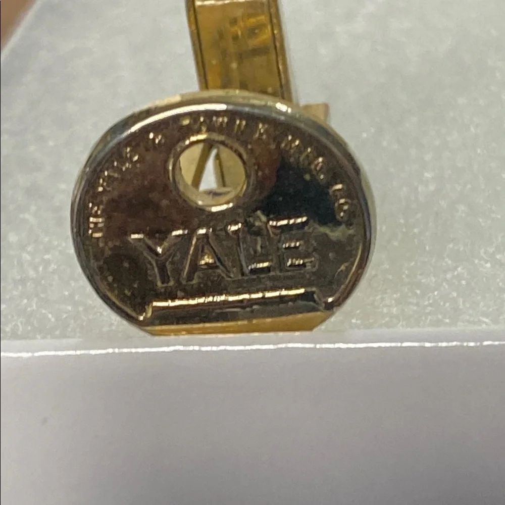 Yale & Towne manufacturing company vintage gold