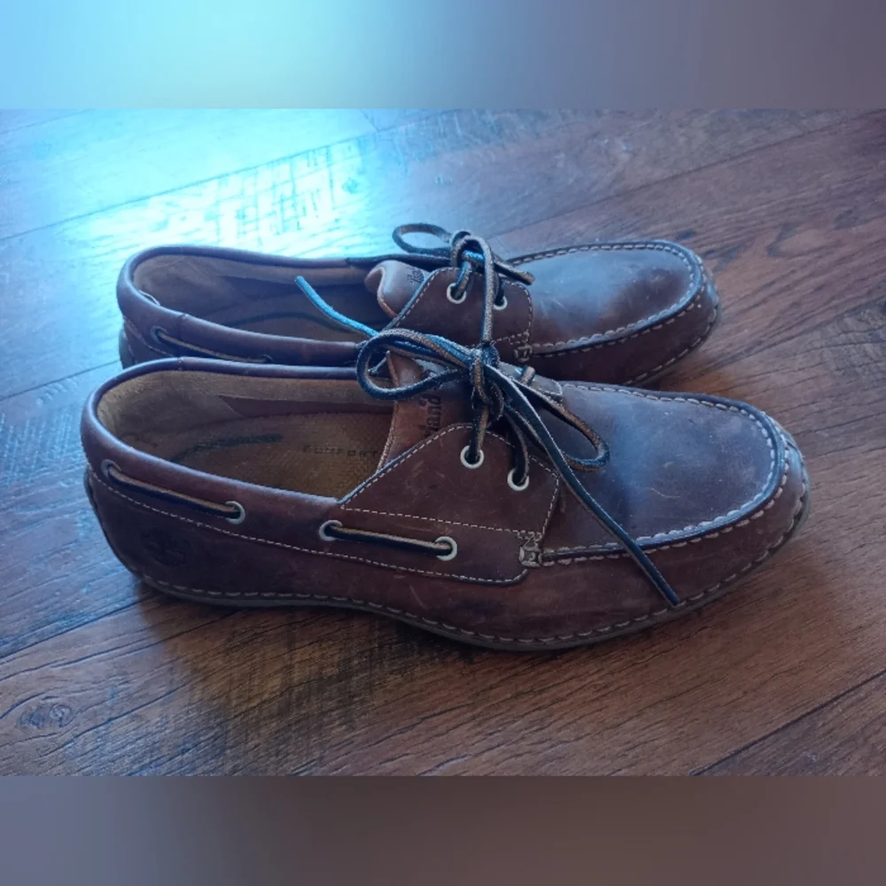 Timberland Brown Leather Shoes Mens 8.5
