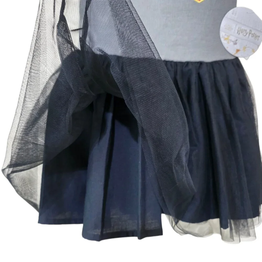 Harry Potter Gryffindor Toddler Girl Dress Up Sweater Dress Short Sleeve 12M-3T