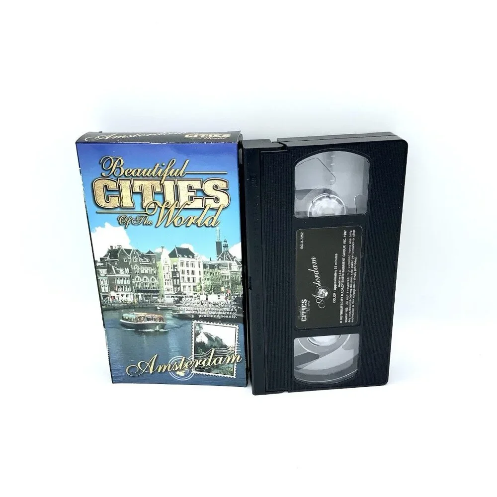 5 VHS Tape Set/Collection “Beautiful Cities Of The World” Vienna Venice Prague