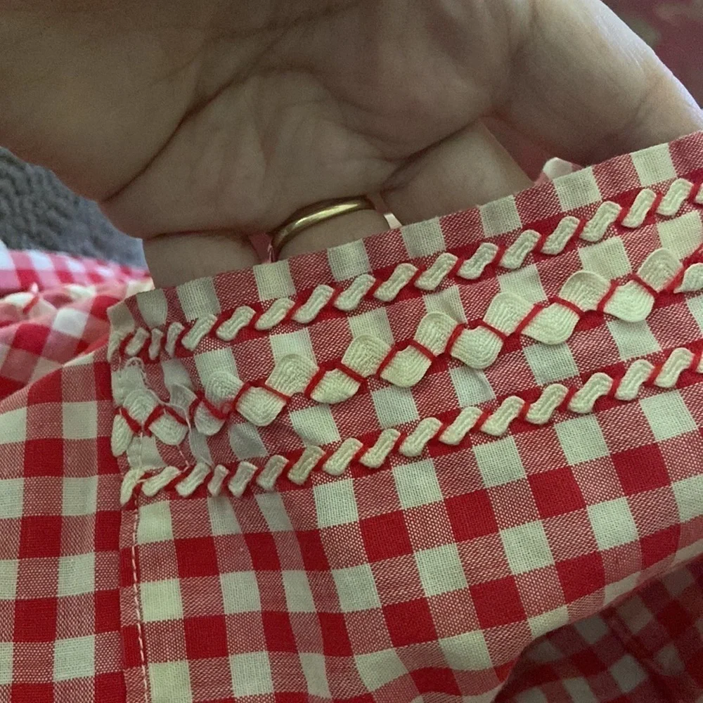 Handmade vintage red