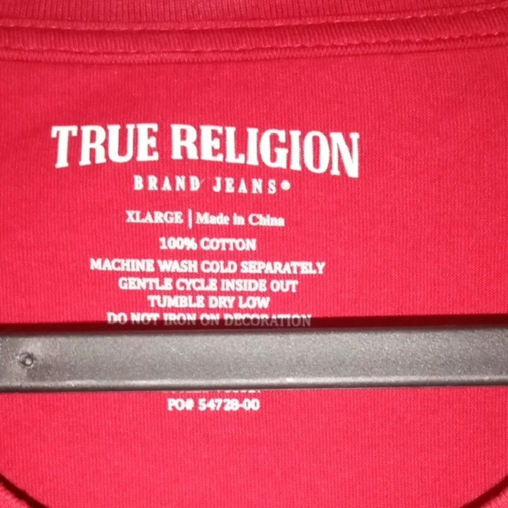 True Religion bold red