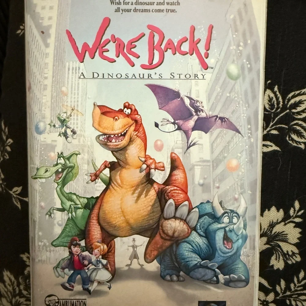 We're Back! A Dinosaur's Story VHS - Classic Family Adventure