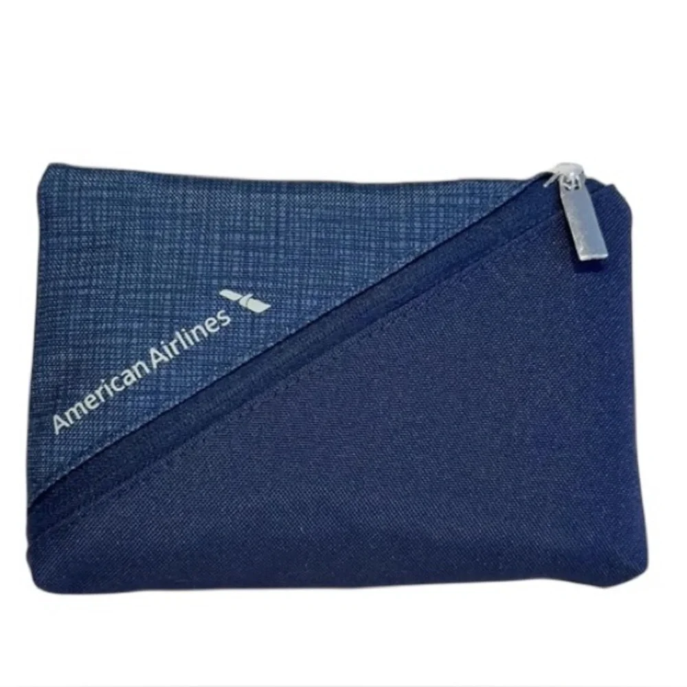 American Airlines Flagship First Class Travel Cosmetic Amenity Kit Bag