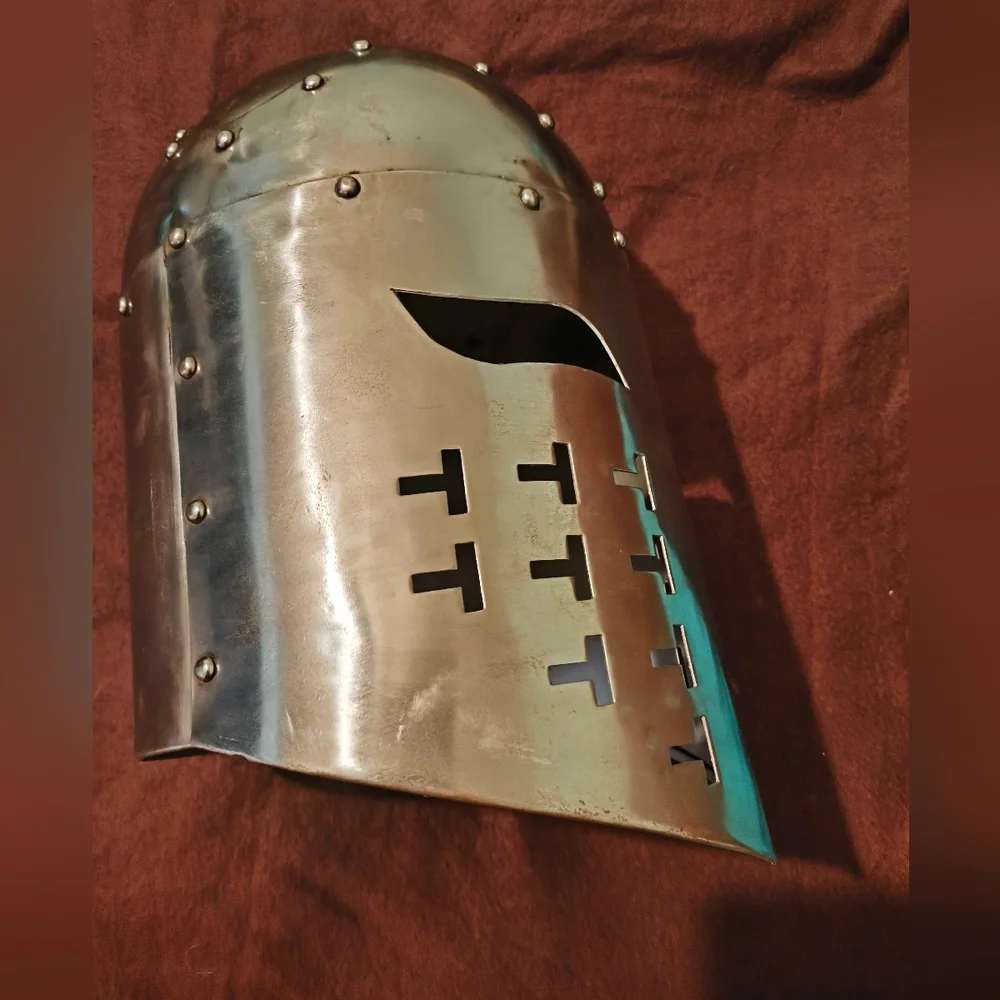 Medieval Style Steel Helmet