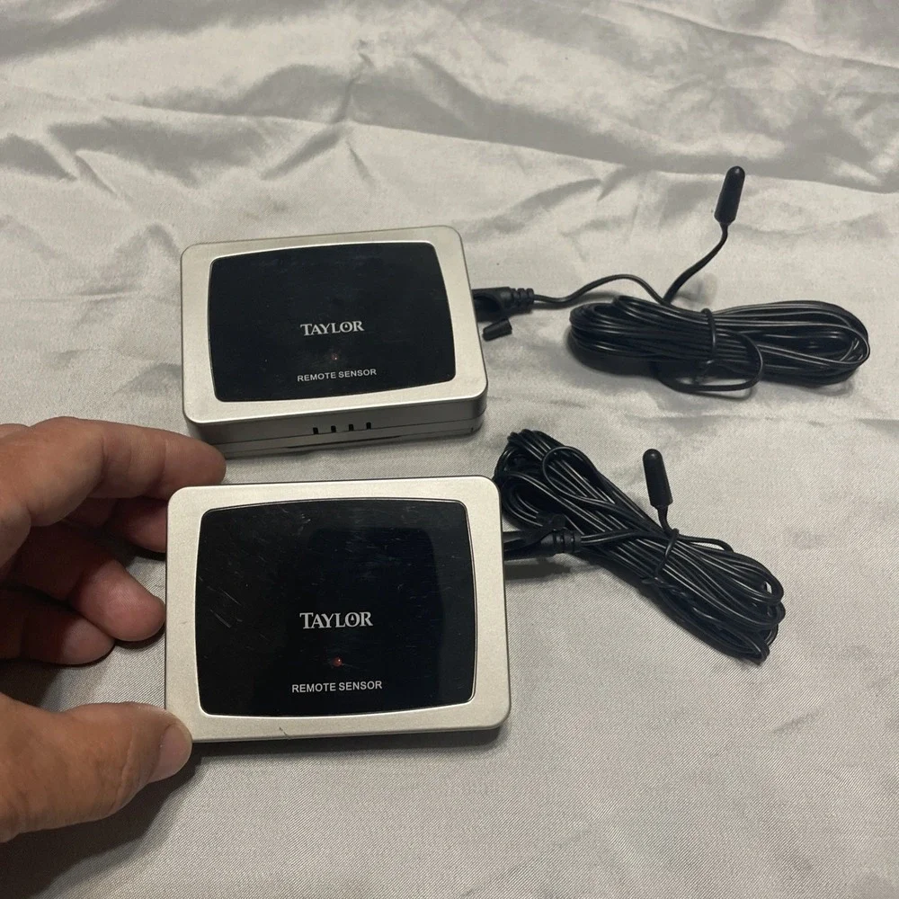 2 Taylor Weather Guide Wireless Remote Sensor Model 1534 Untested