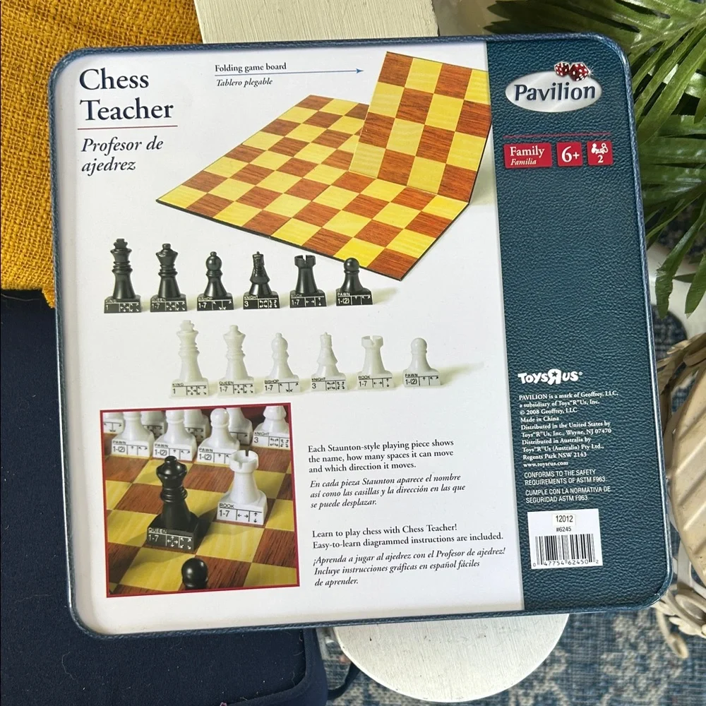 CHESS TEACHER Board Game for Beginners