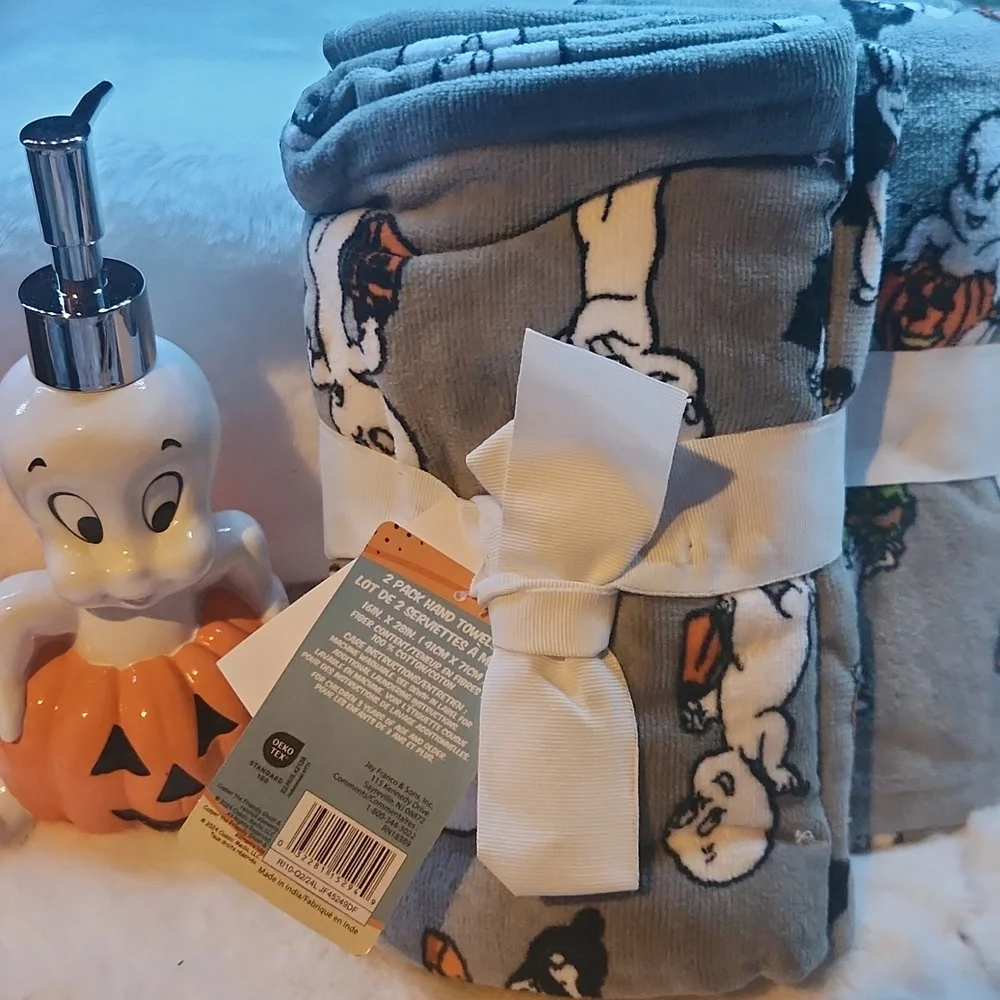 Casper The Friendly Ghost, Halloween 90's Character Spooky Friendly Bathroom Set