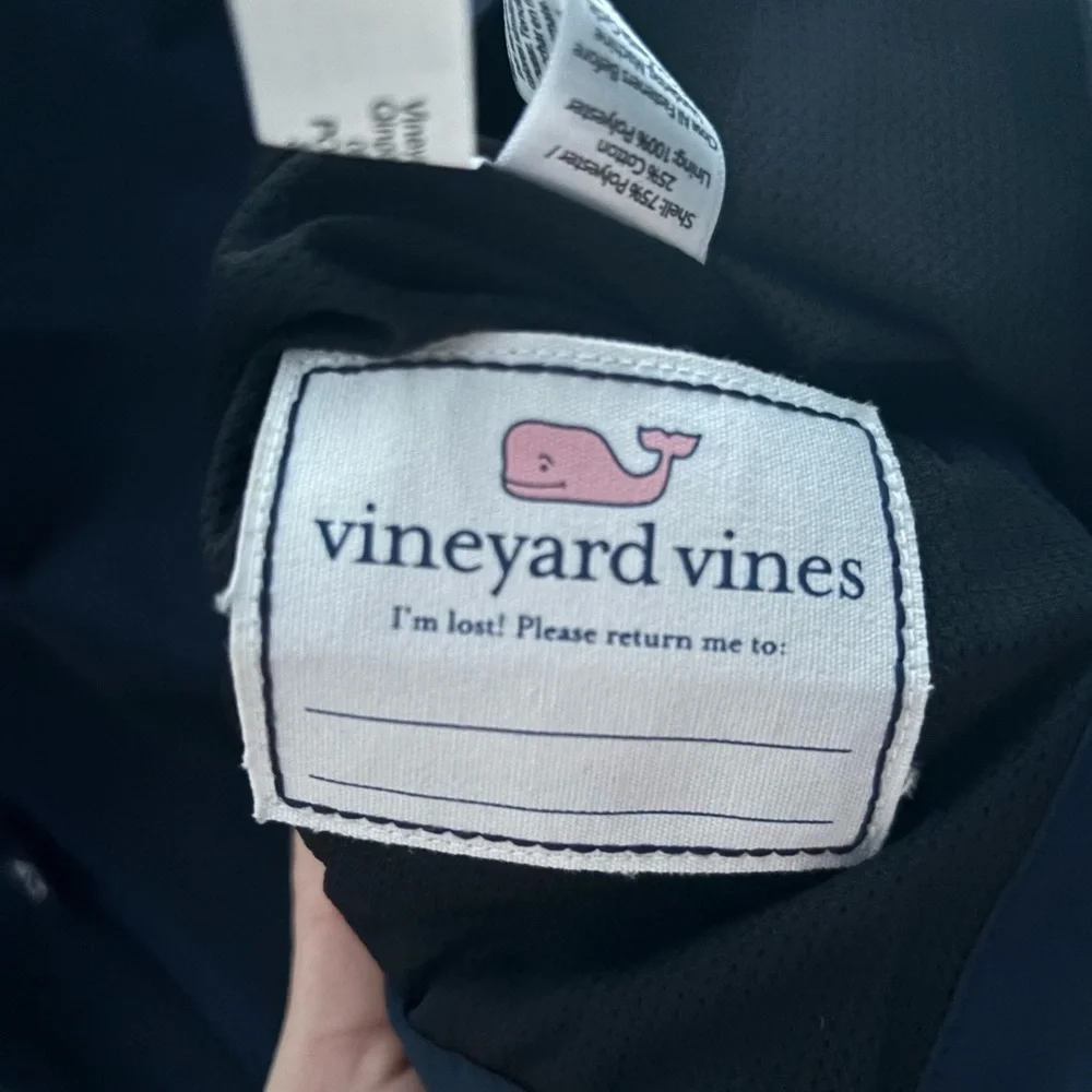 Vineyard Vines Regatta Performance Vest Navy Blue Outdoor SZ Youth L