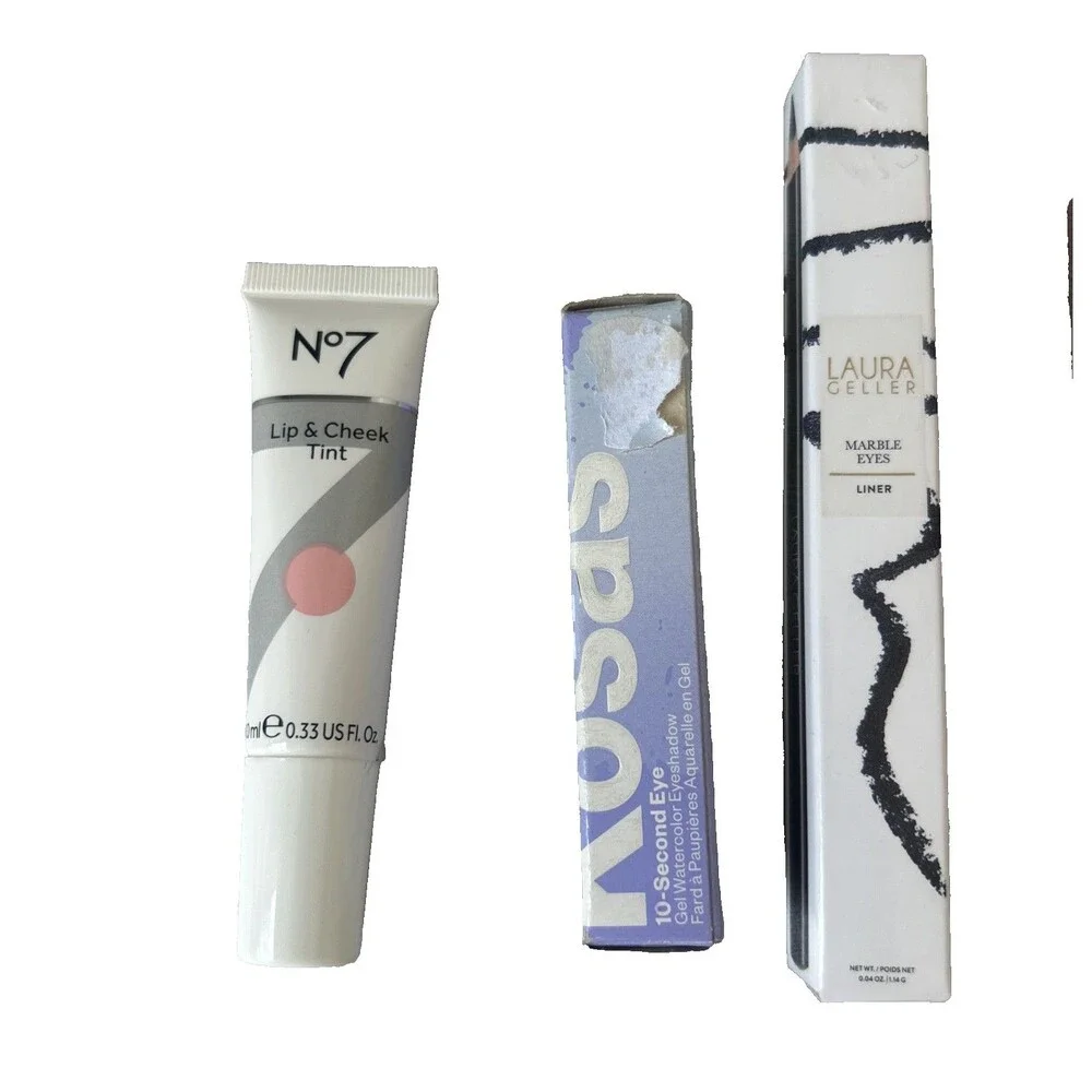 HIGH END BEAUTY MAKEUP Bundle 9pc LOT Lash Lip Concealer Blush Brow Full Sz NEW