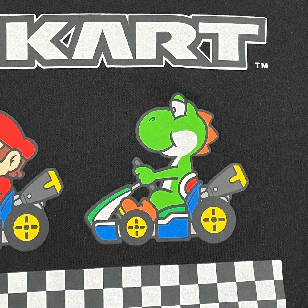 Old Navy Mario Kart Black Hoodie Boy’s Size XL