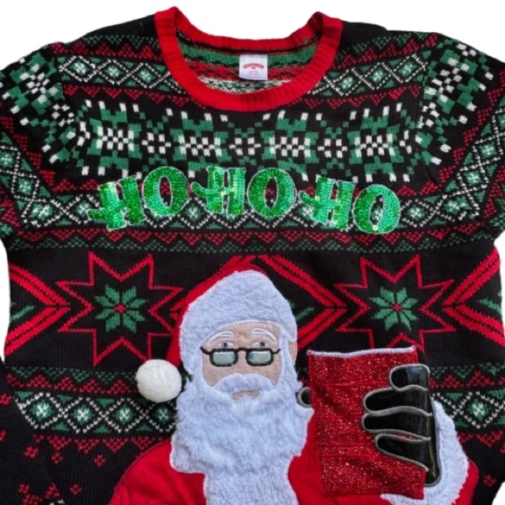 Holiday Time cheerful santa