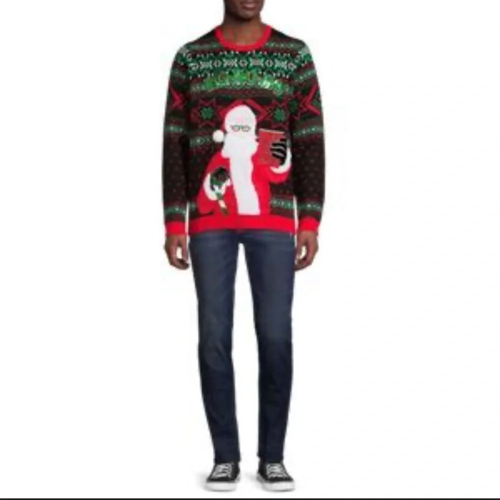 Holiday Time cheerful santa